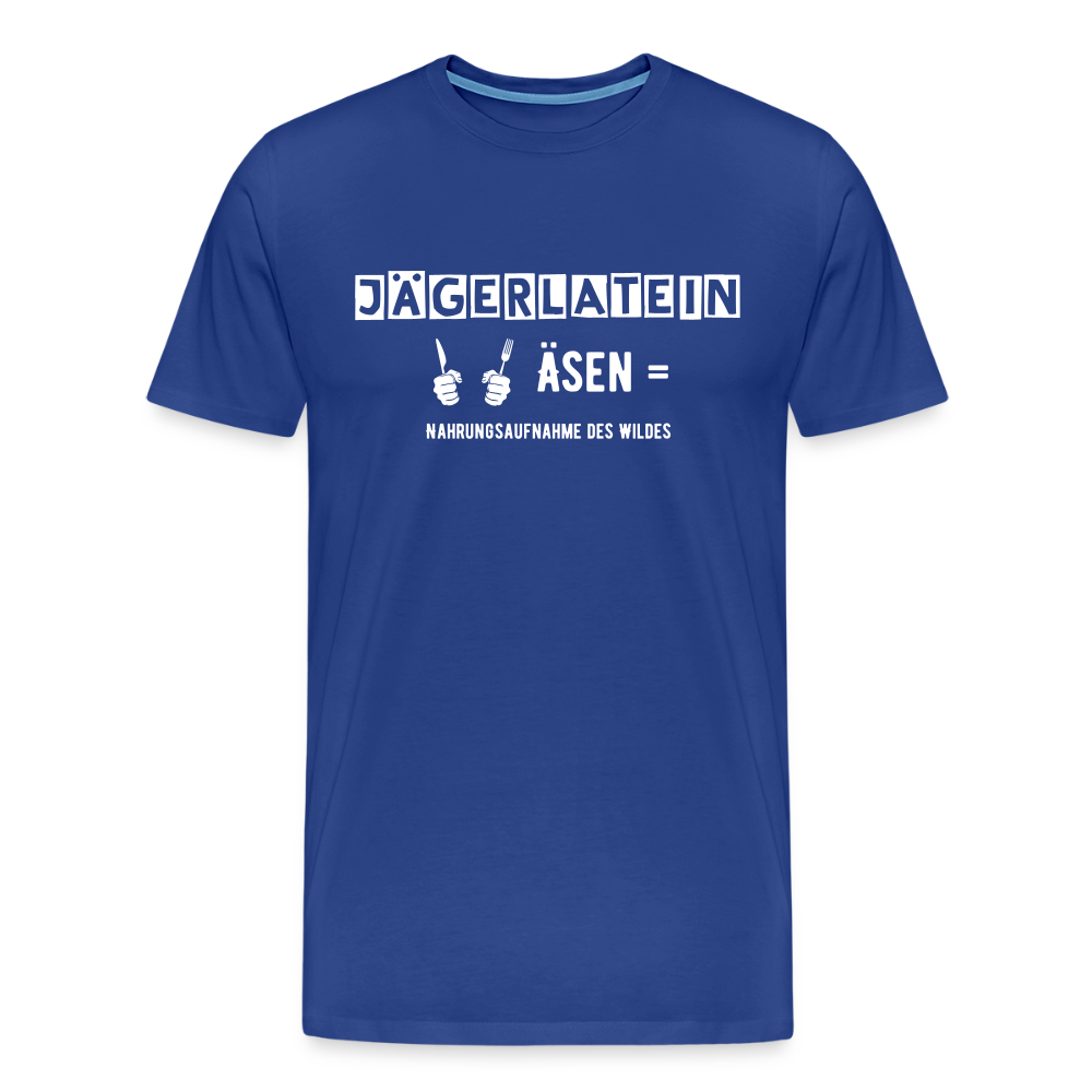 Jagdshirt - Äsen - Königsblau