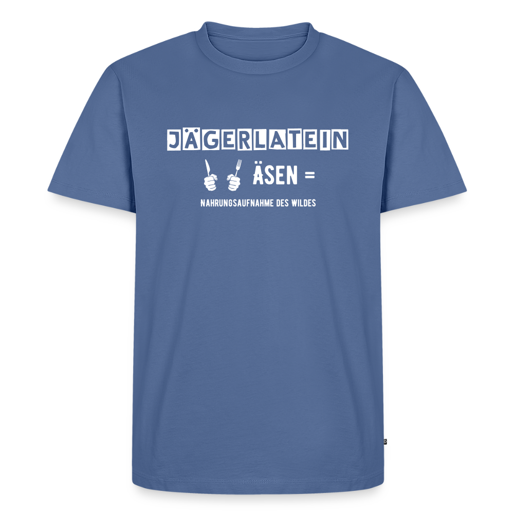 Jagdshirt - Äsen - Taubenblau