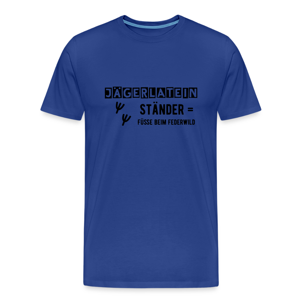 Jagdshirt - Ständer - Königsblau