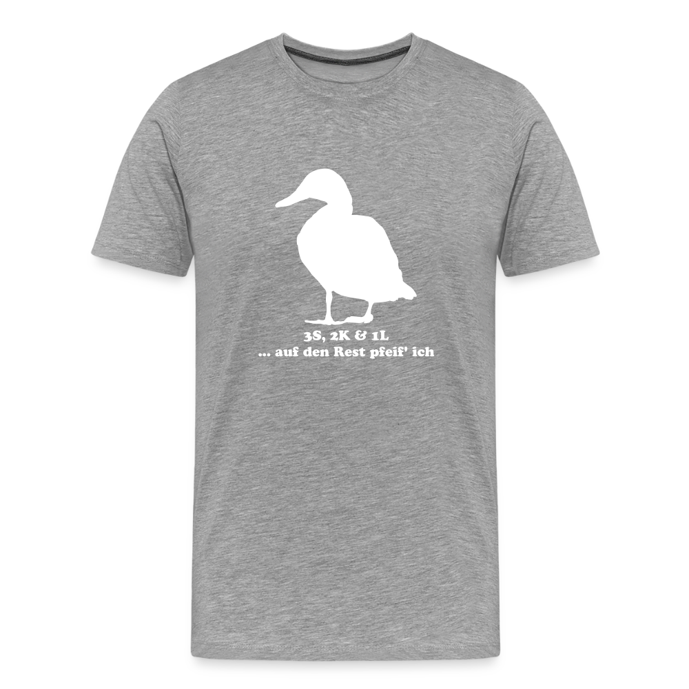 Jagdshirt - Schwimmenten - Grau meliert