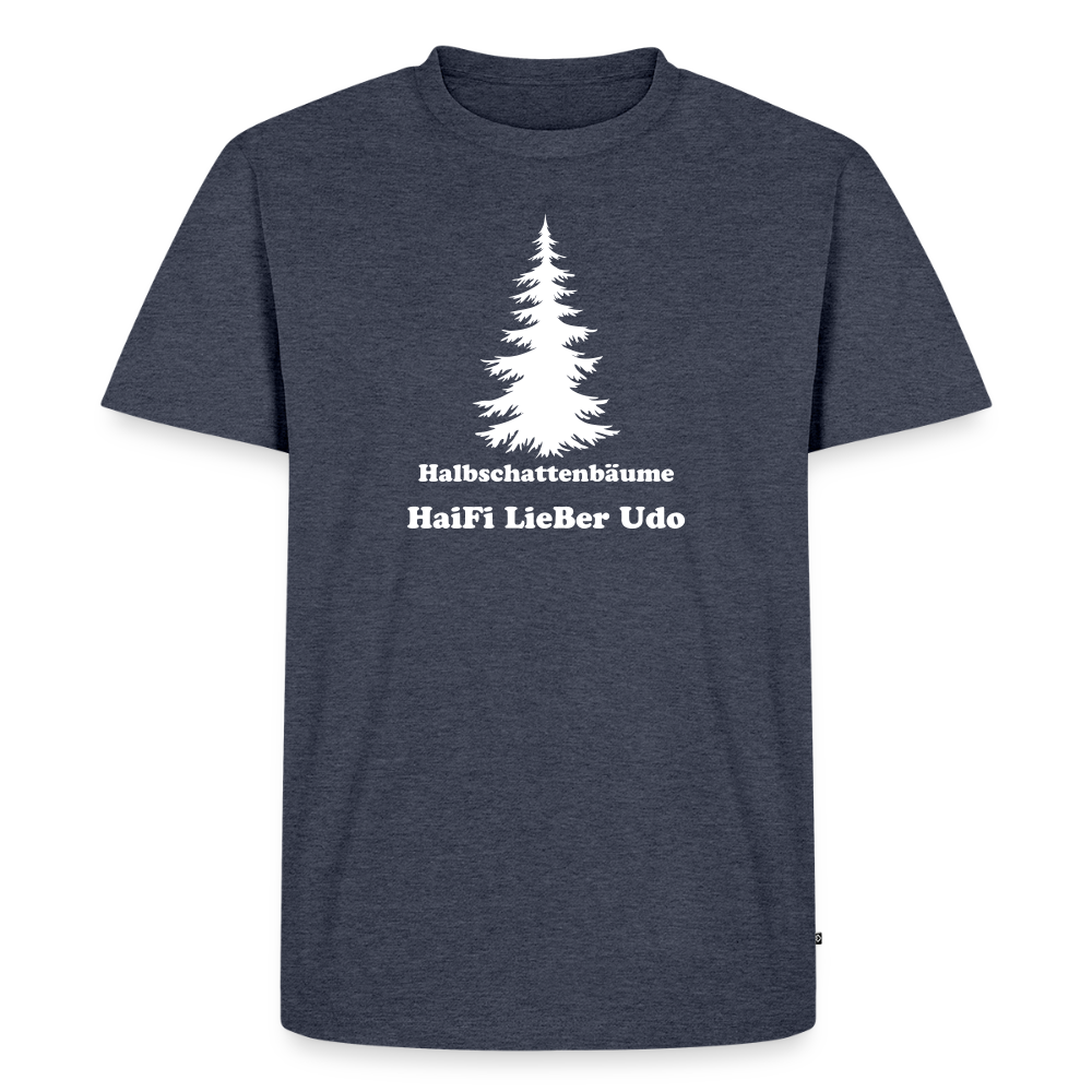 Jagdshirt - Halbschattbäume - Jeansblau