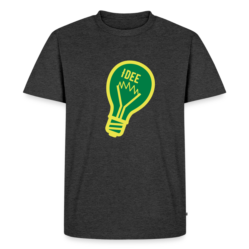 Funshirt - Idee - Anthrazit meliert