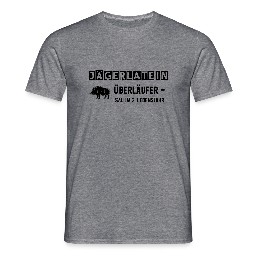 Jagdshirt - Überläufer - Graphit meliert
