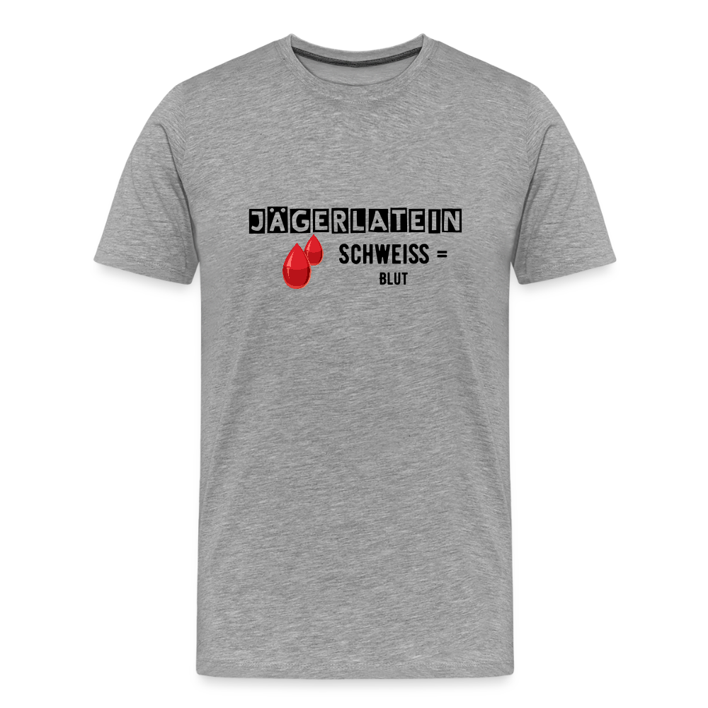 Jagdshirt - Schweiß - Grau meliert