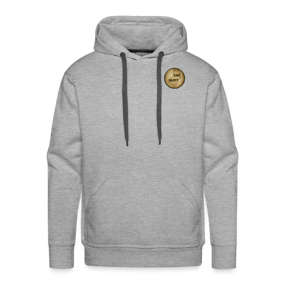 Hoodie - SauHunt - Grau meliert