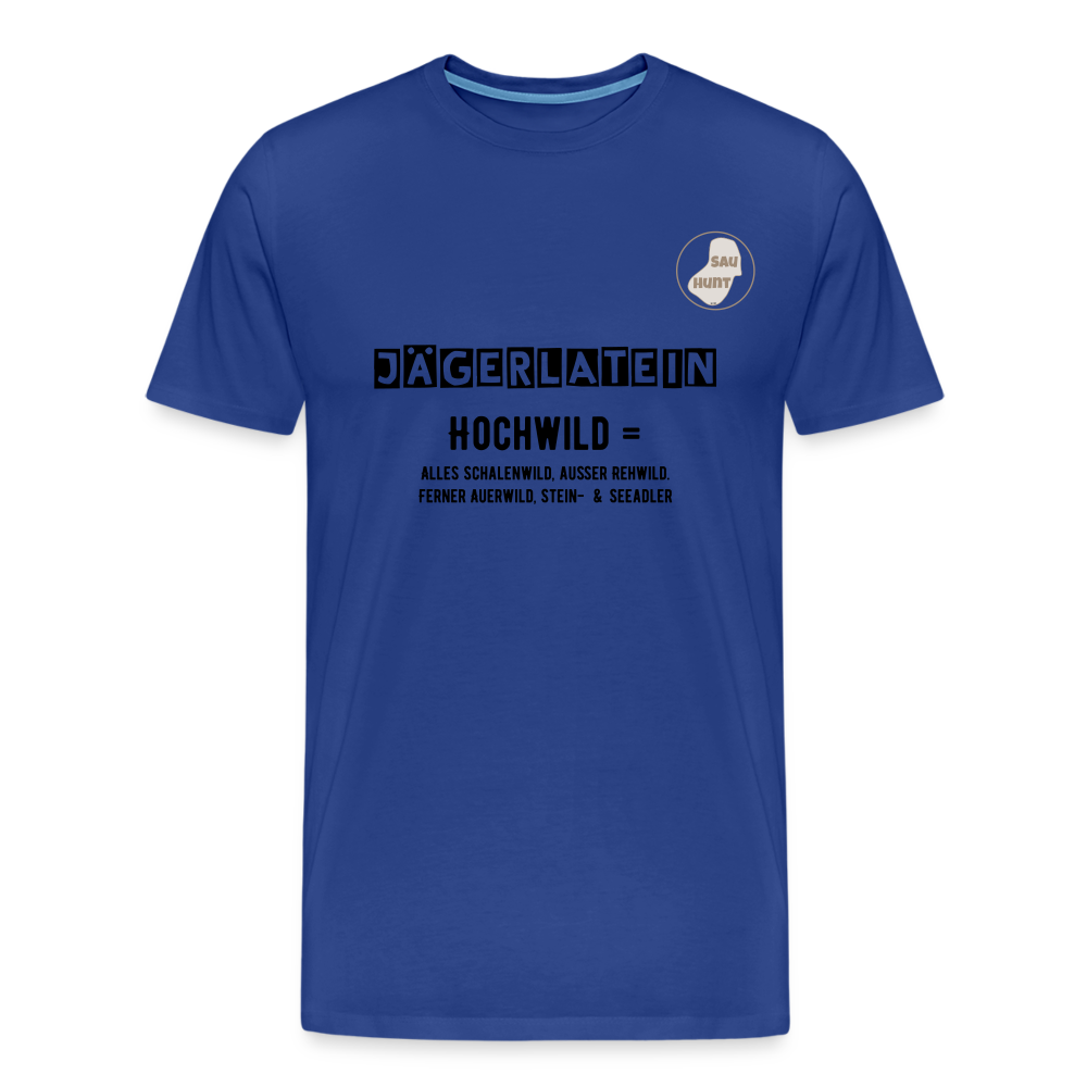Jagdshirt - Hochwild - Königsblau
