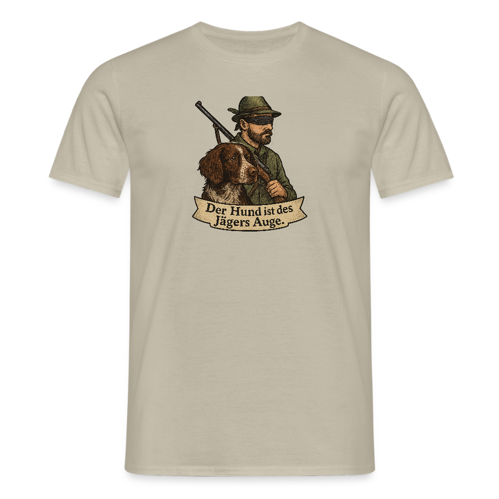 Fun Shirt - Auge des Jägers - Sandbeige