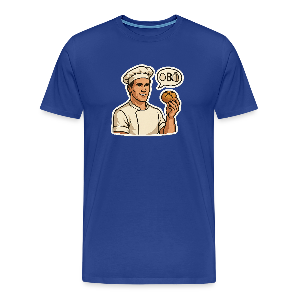 Fun Shirt - Ei B Tasche - Königsblau