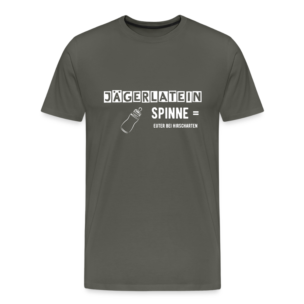 Jagdshirt - Spinne - Asphalt