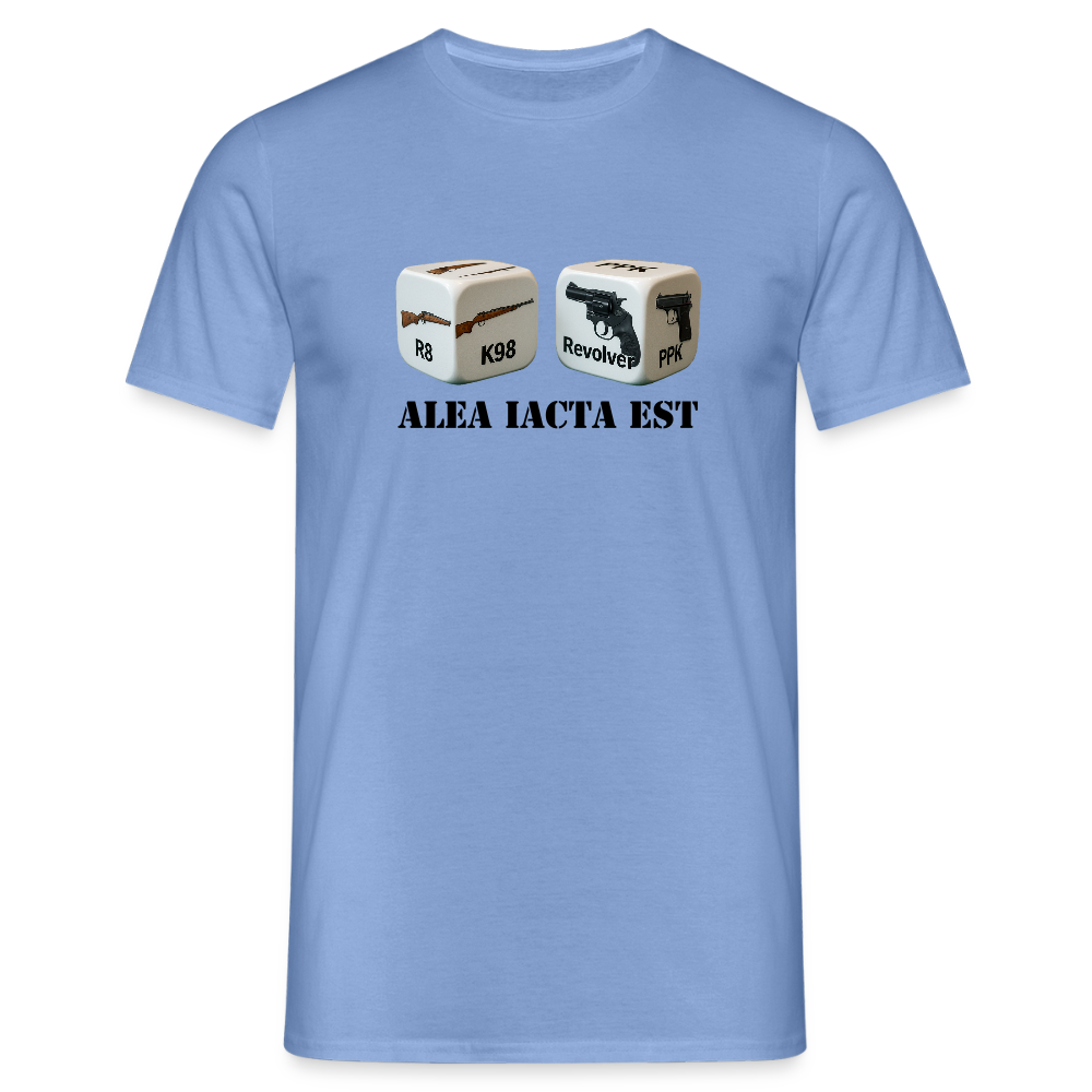 Fun Shirt - Alea iacta est - carolina blue