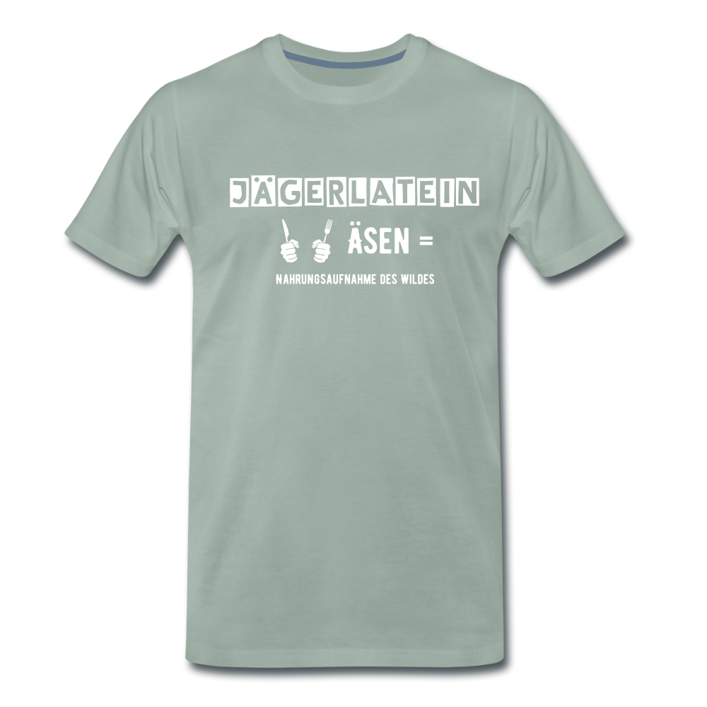 Jagdshirt - Äsen - Graugrün