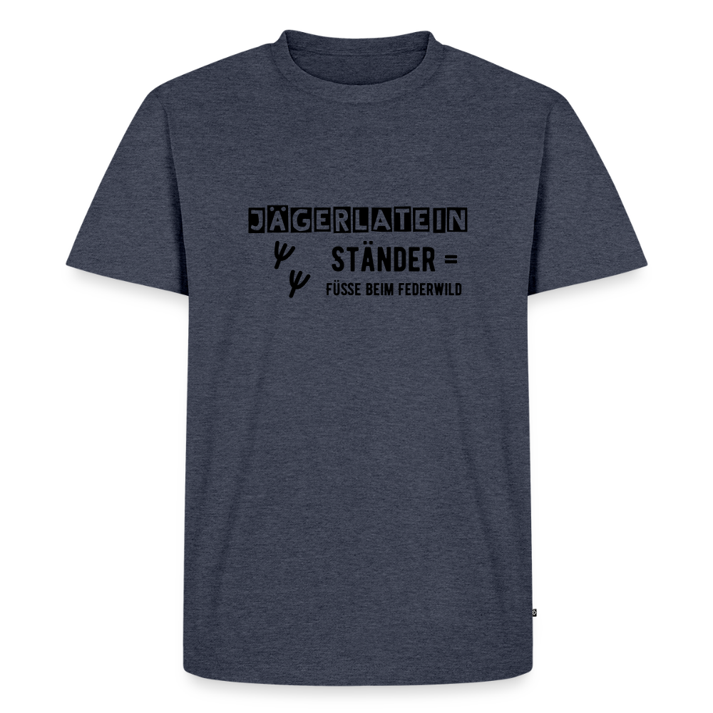 Jagdshirt - Ständer - Jeansblau