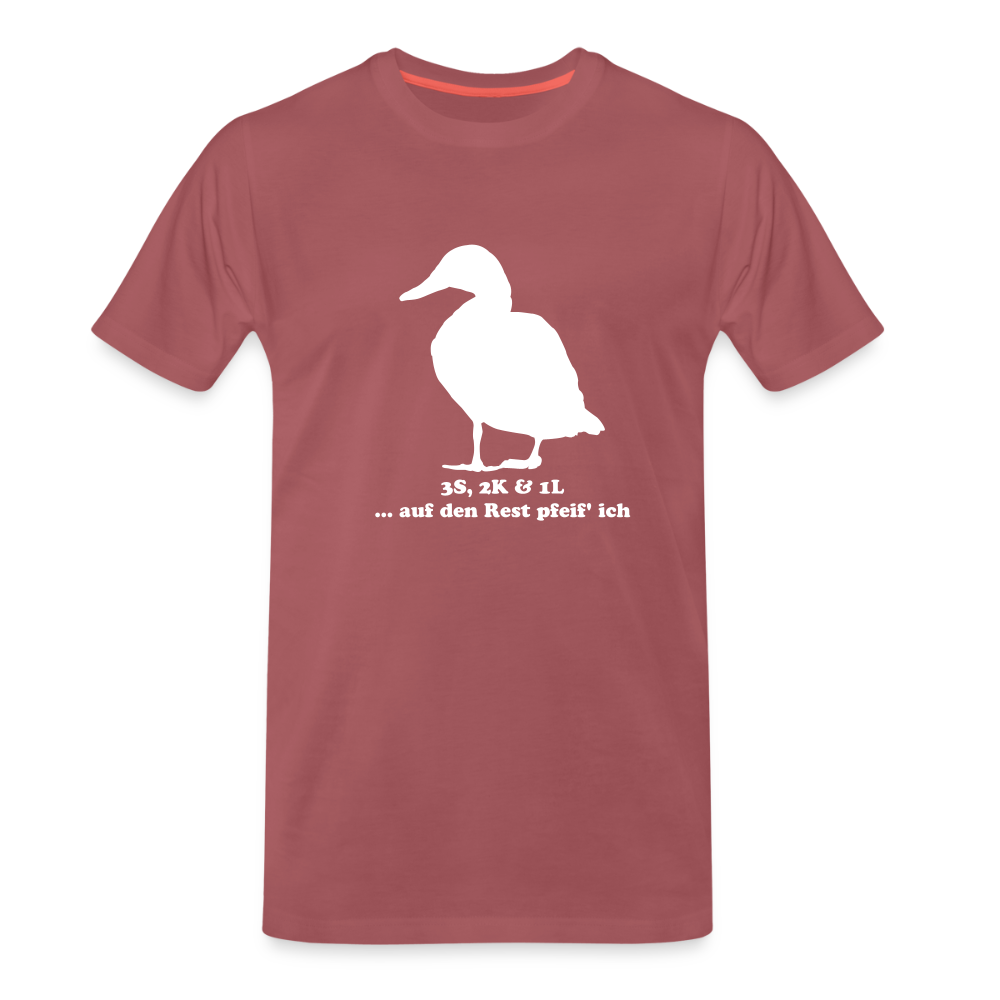 Jagdshirt - Schwimmenten - washed Burgundy