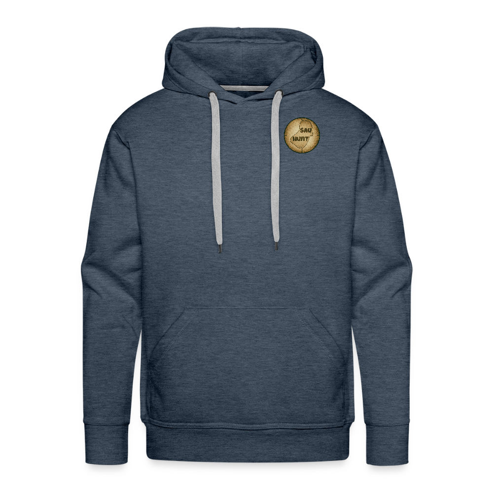 Hoodie - SauHunt - Jeansblau