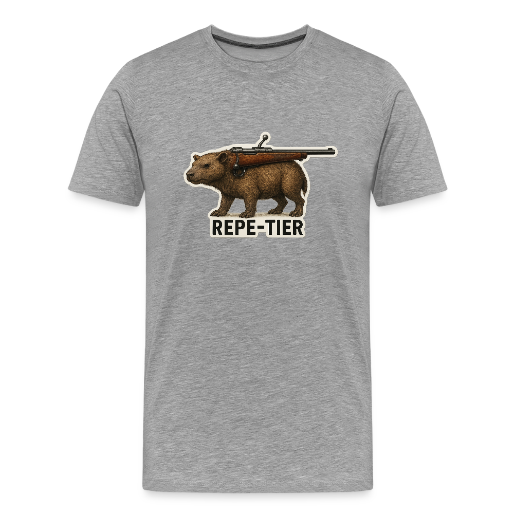 Fun Shirt - REPE Tier 1 - Grau meliert
