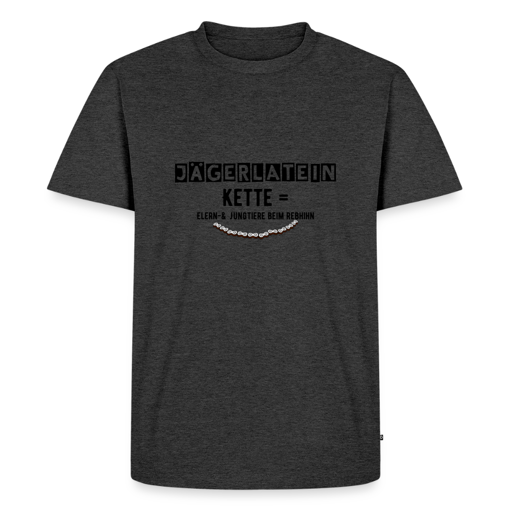 Jagdshirt - Kette - Anthrazit meliert