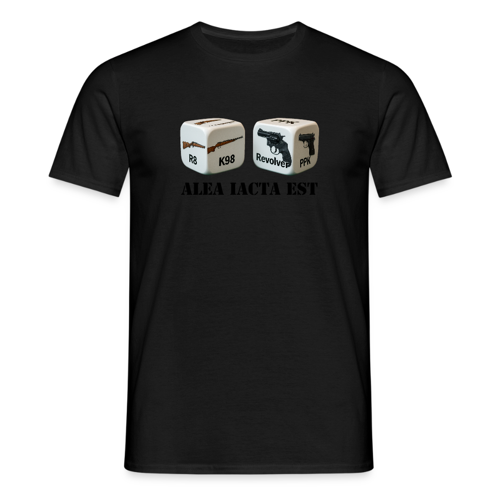 Fun Shirt - Alea iacta est - Schwarz