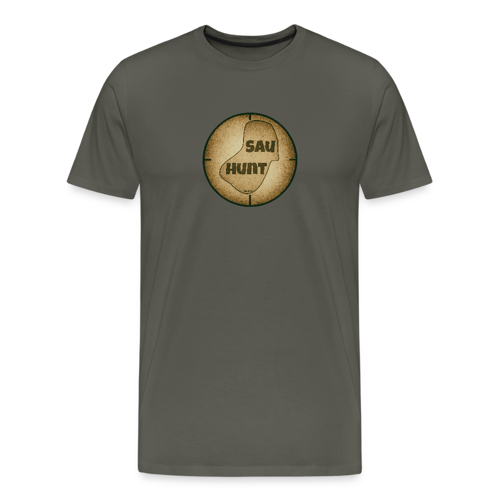 Promo Shirt - SauHunt - Asphalt