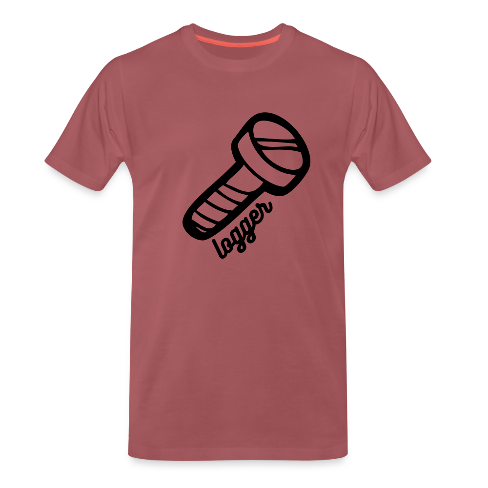 Funshirt - Schraube Locker - washed Burgundy