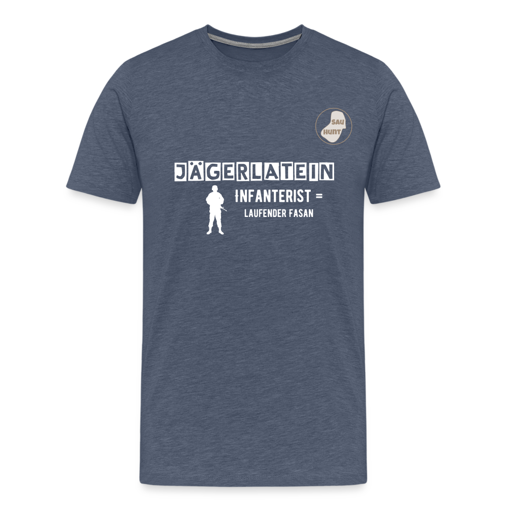 Jagdshirt - Infanterist - Blau meliert
