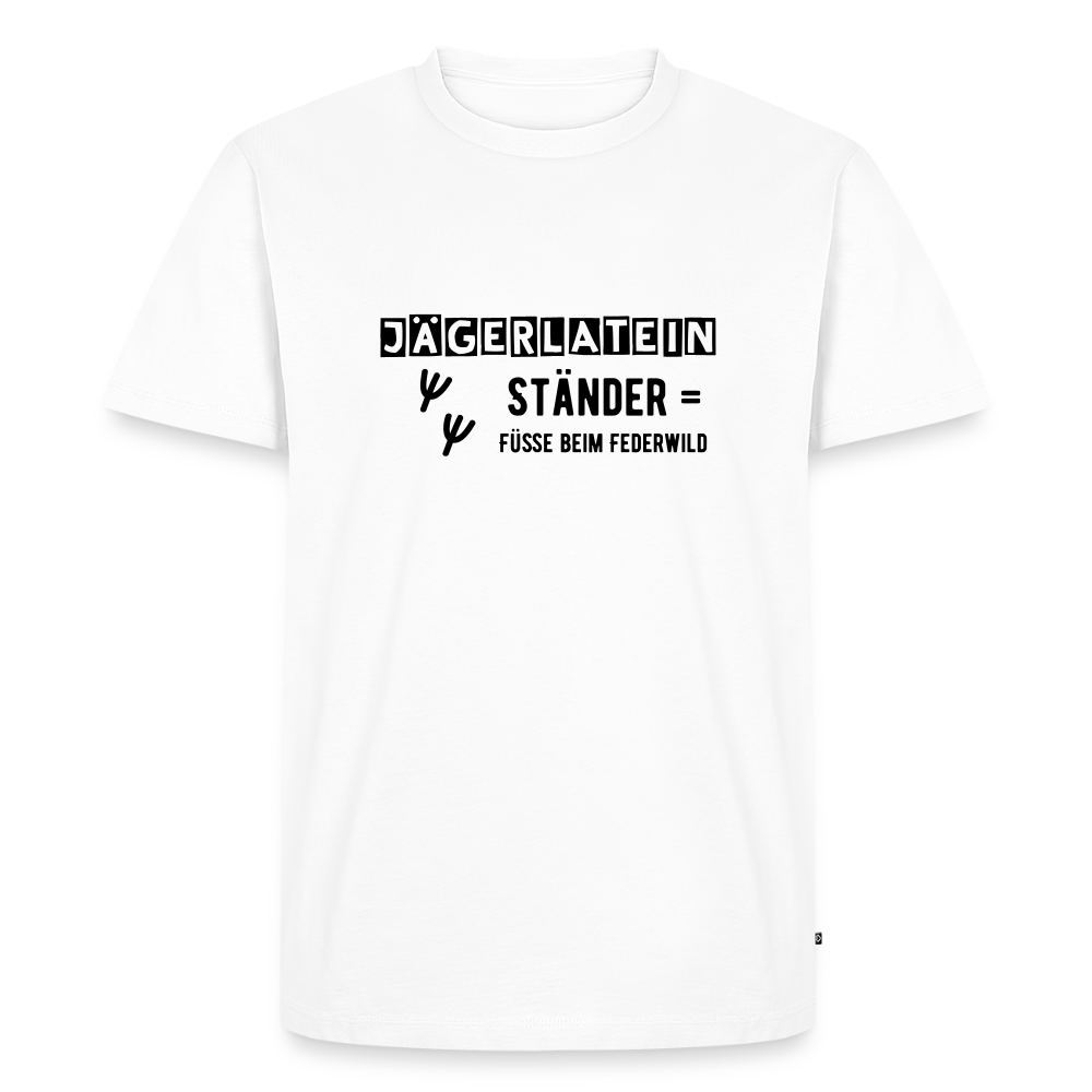 Jagdshirt - Ständer - Weiß