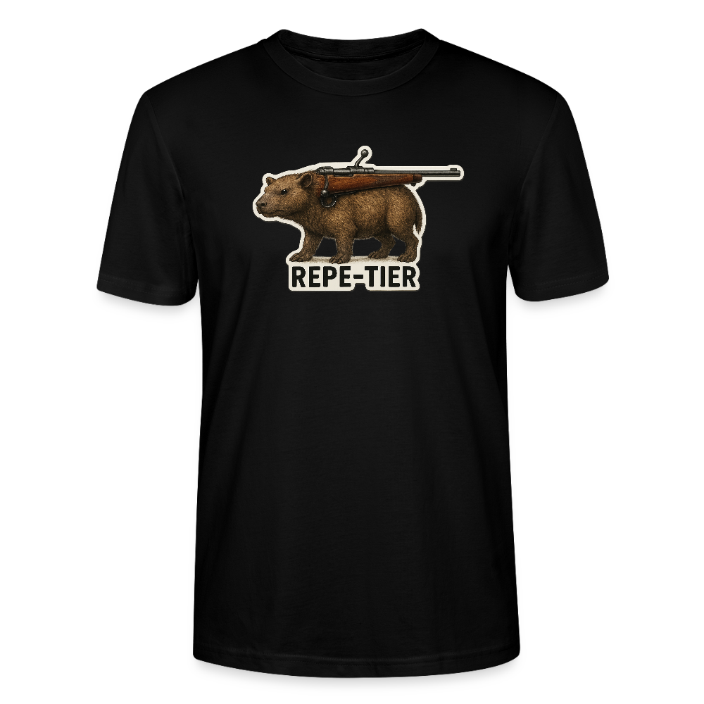 Fun Shirt - REPE Tier - Schwarz