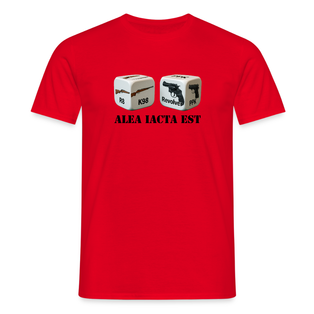 Fun Shirt - Alea iacta est - Rot