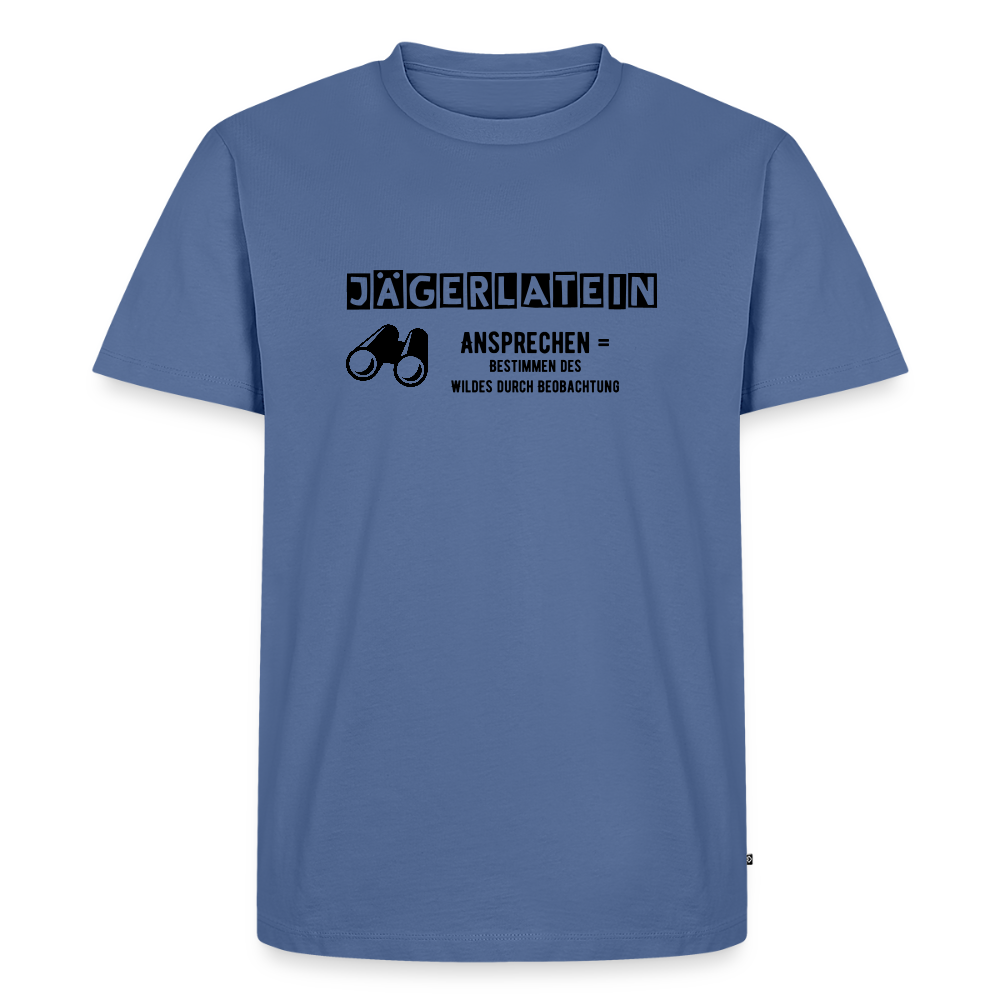 Jagdshirt - Ansprechen - Taubenblau