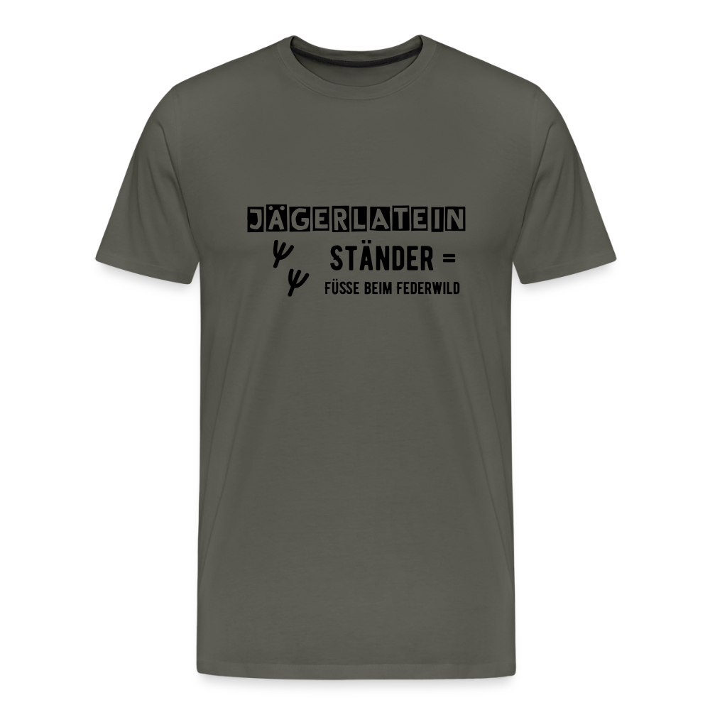 Jagdshirt - Ständer - Asphalt