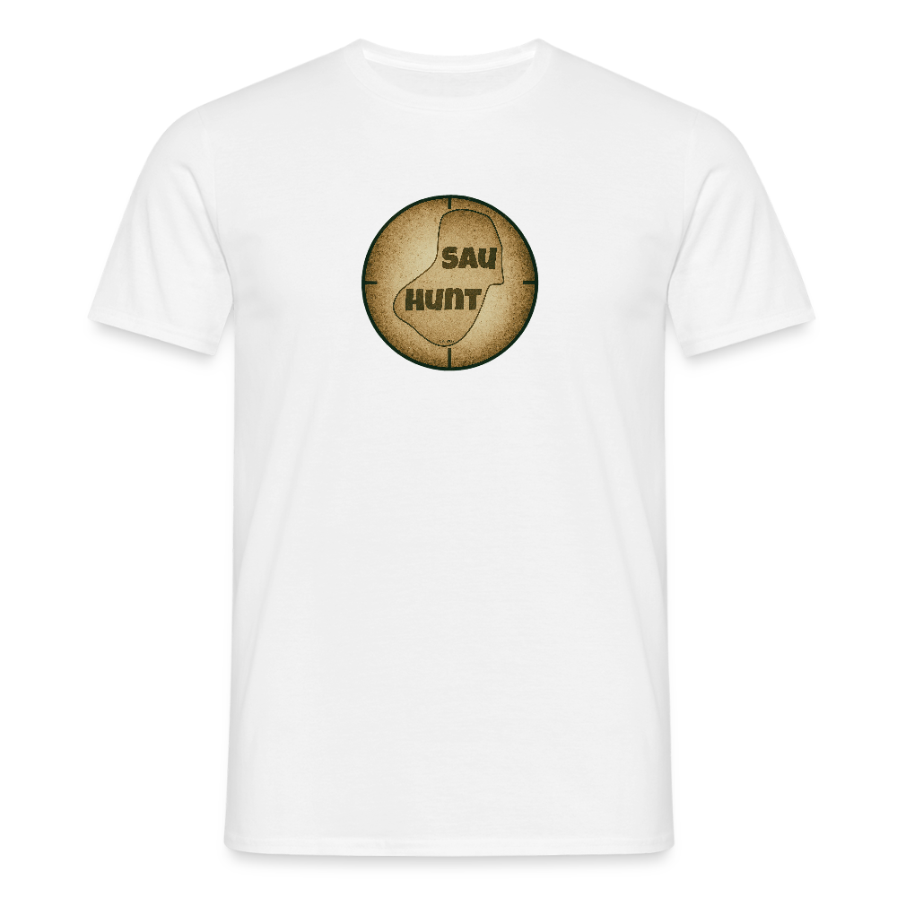 Promo Shirt - SauHunt - Weiß
