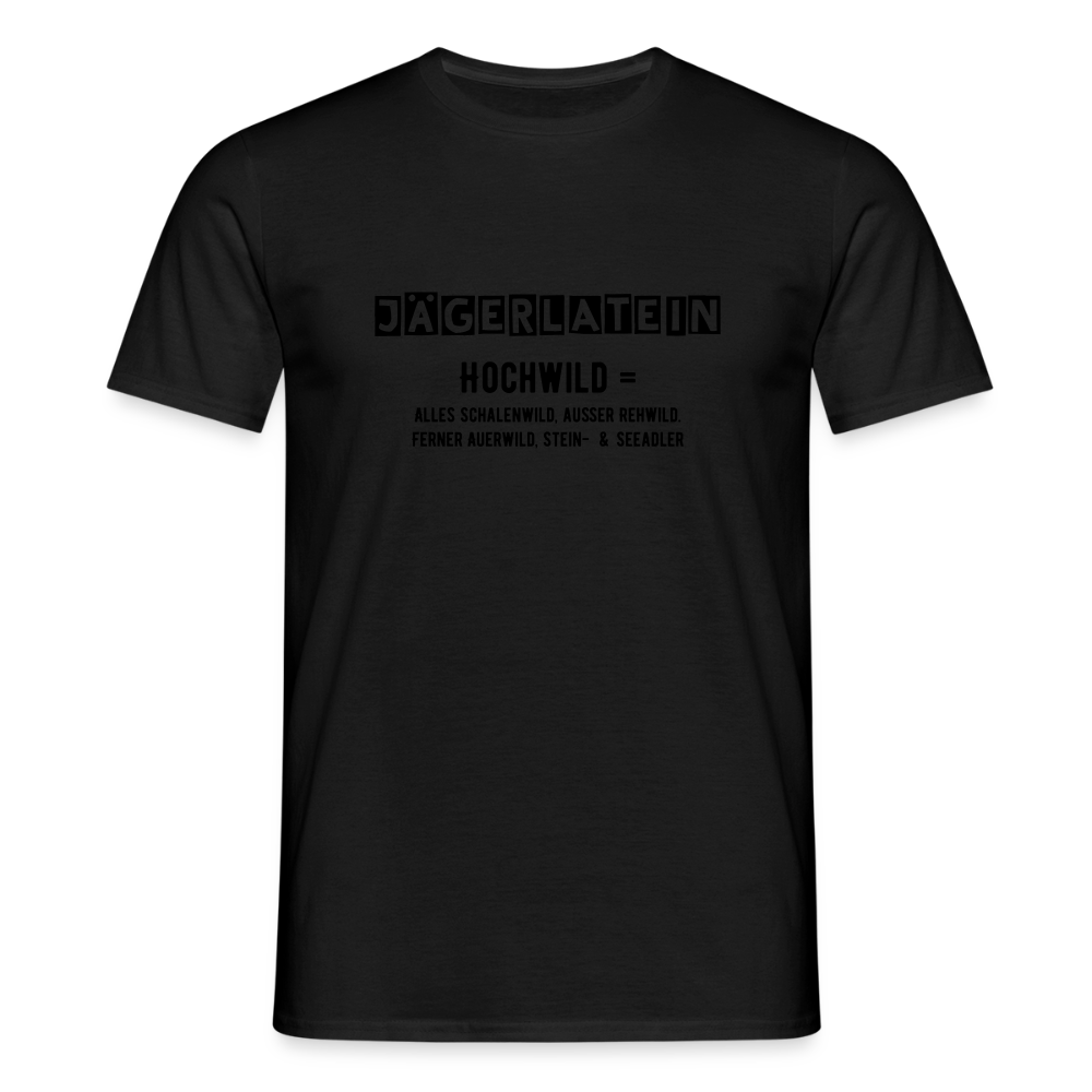 Jagdshirt - Hochwild - Schwarz
