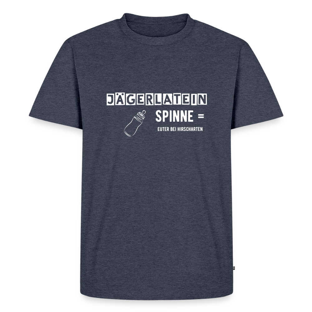 Jagdshirt - Spinne - Jeansblau