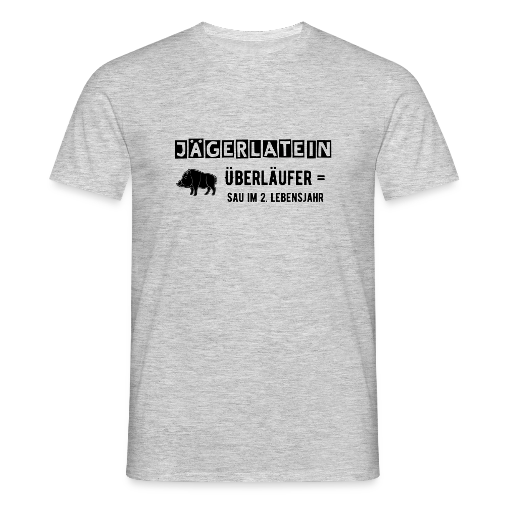 Jagdshirt - Überläufer - Grau meliert