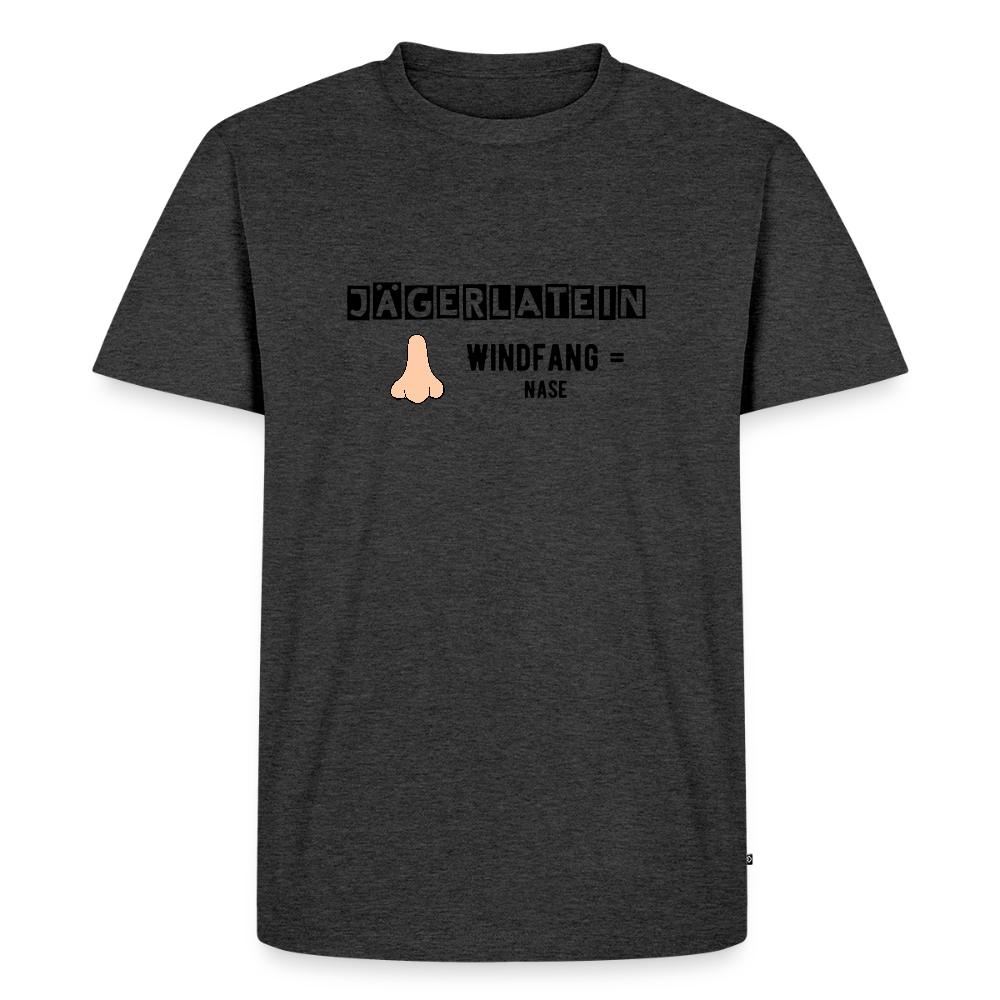 Jagdshirt - Windfang - Anthrazit meliert