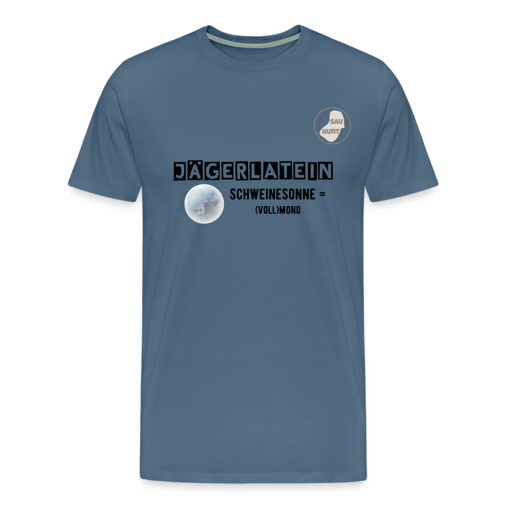 Jagdshirt - Schweinesonne - Blaugrau