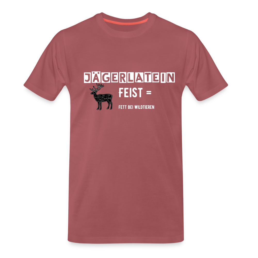 Jagdshirt - Feist - washed Burgundy