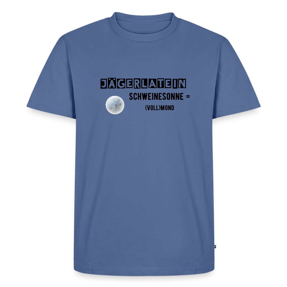 Jagdshirt - Schweinesonne - Taubenblau