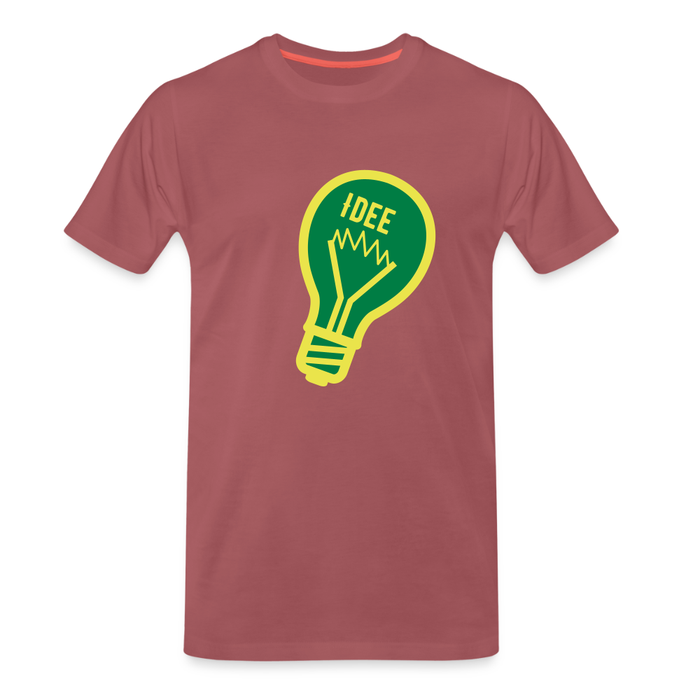 Funshirt - Idee - washed Burgundy