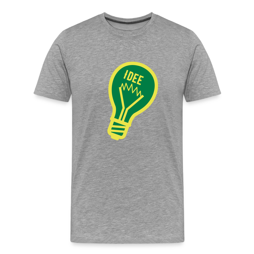 Funshirt - Idee - Grau meliert