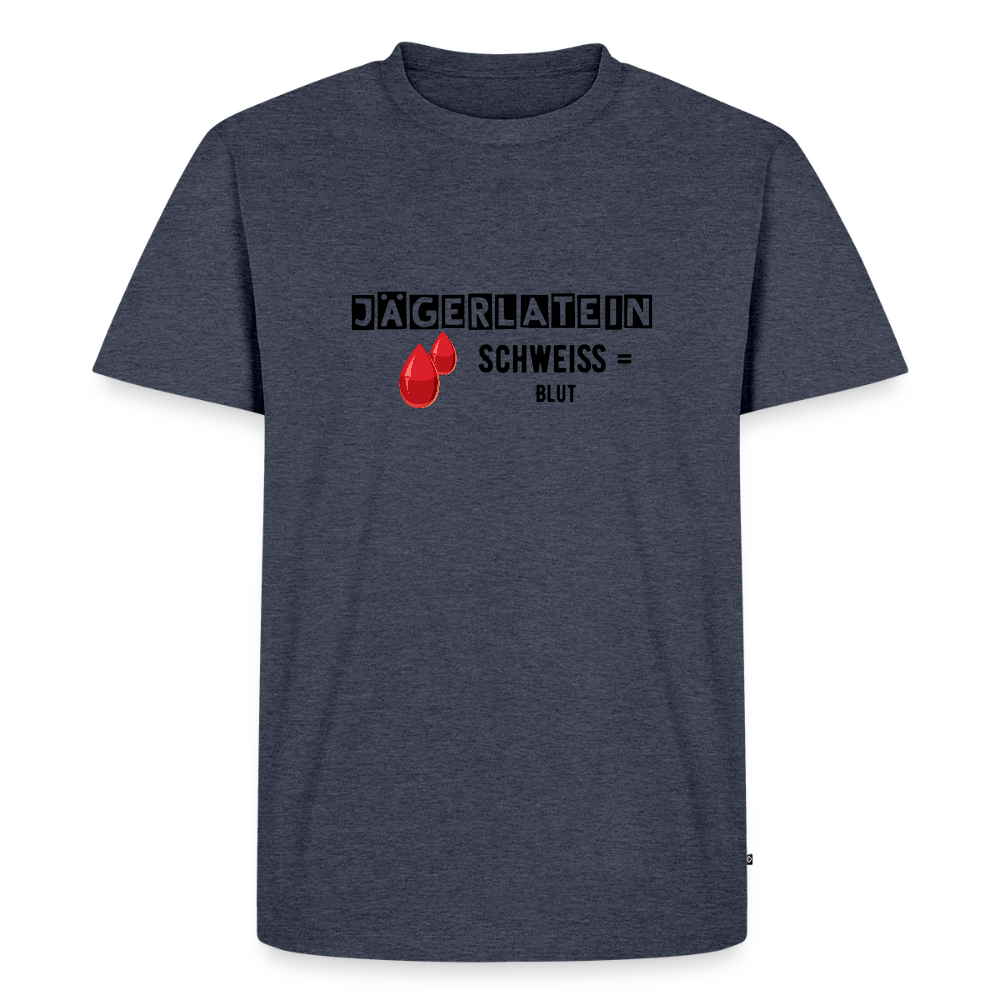 Jagdshirt - Schweiß - Jeansblau
