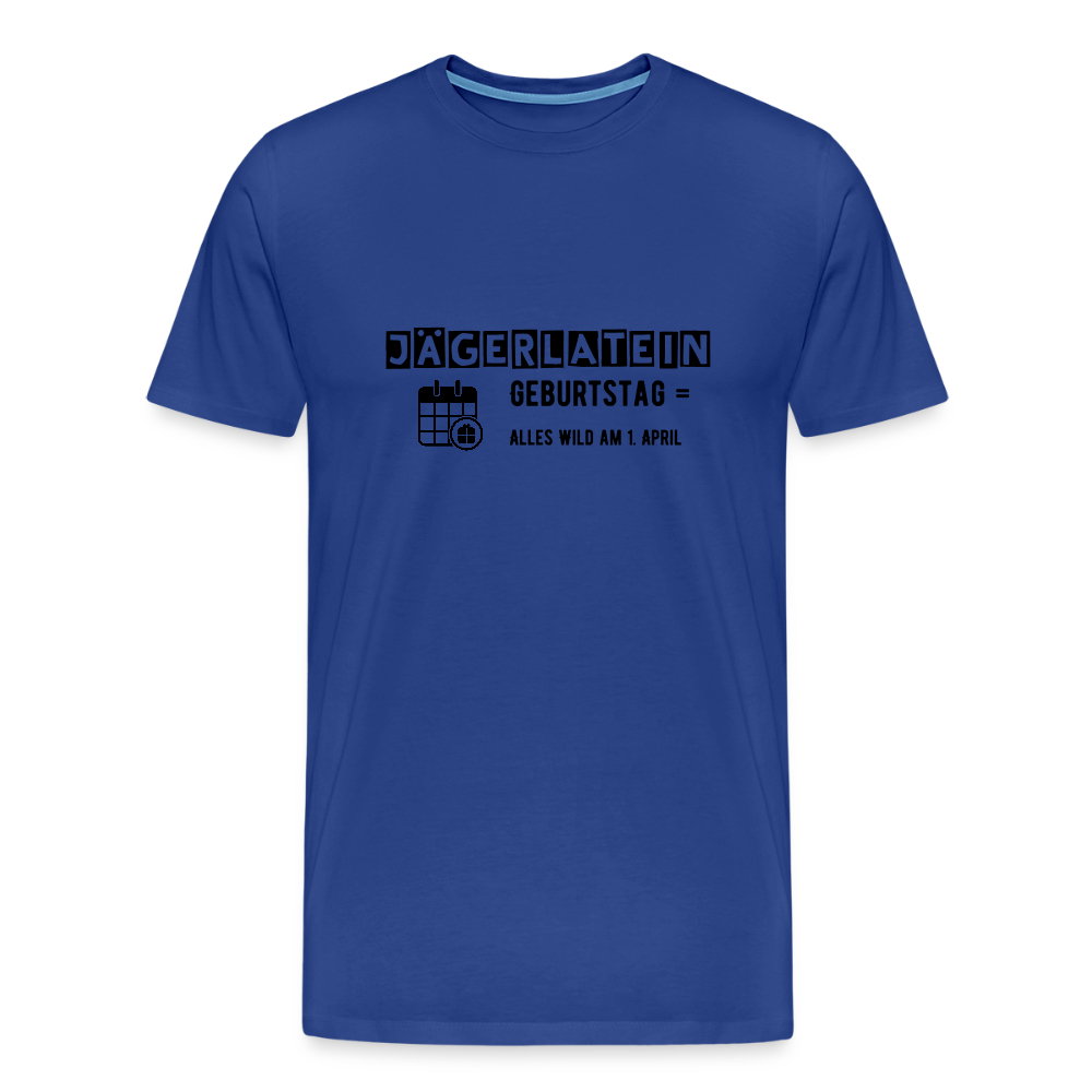 Jagdshirt - Geburtstag - Königsblau
