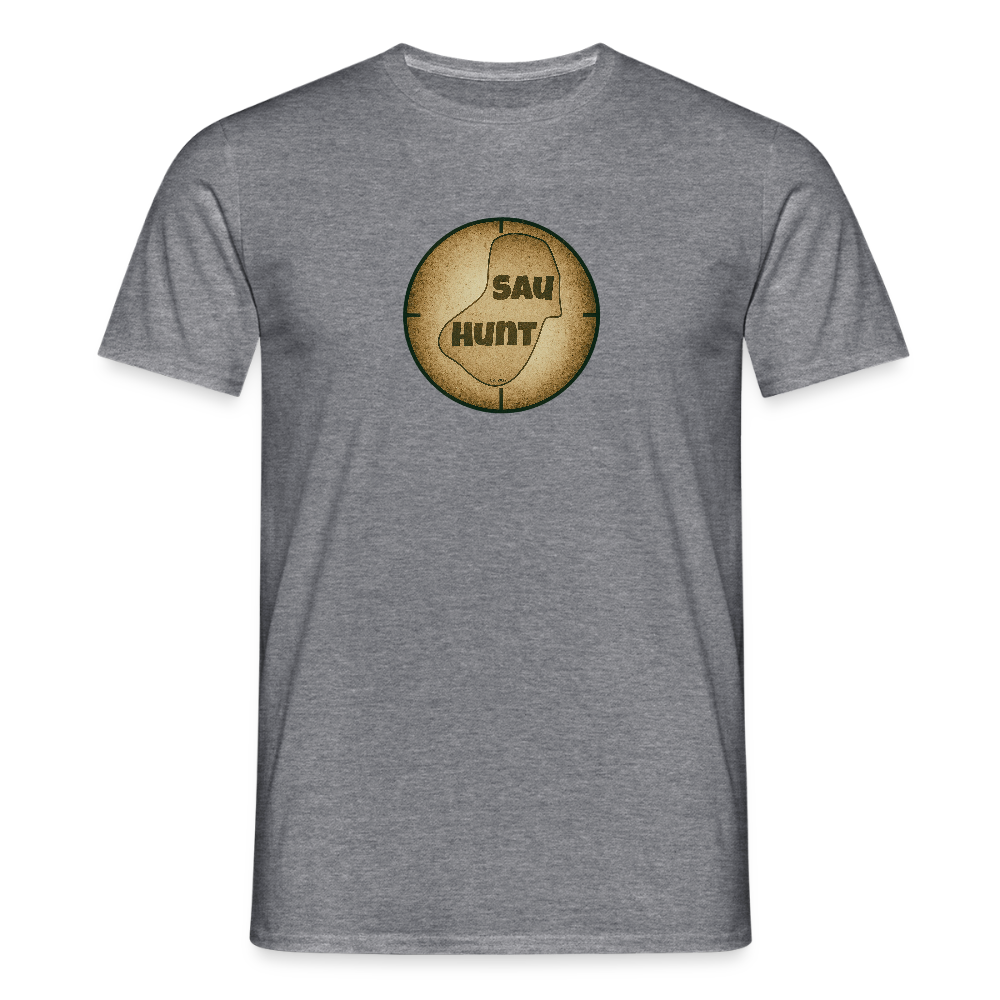 Promo Shirt - SauHunt - Graphit meliert