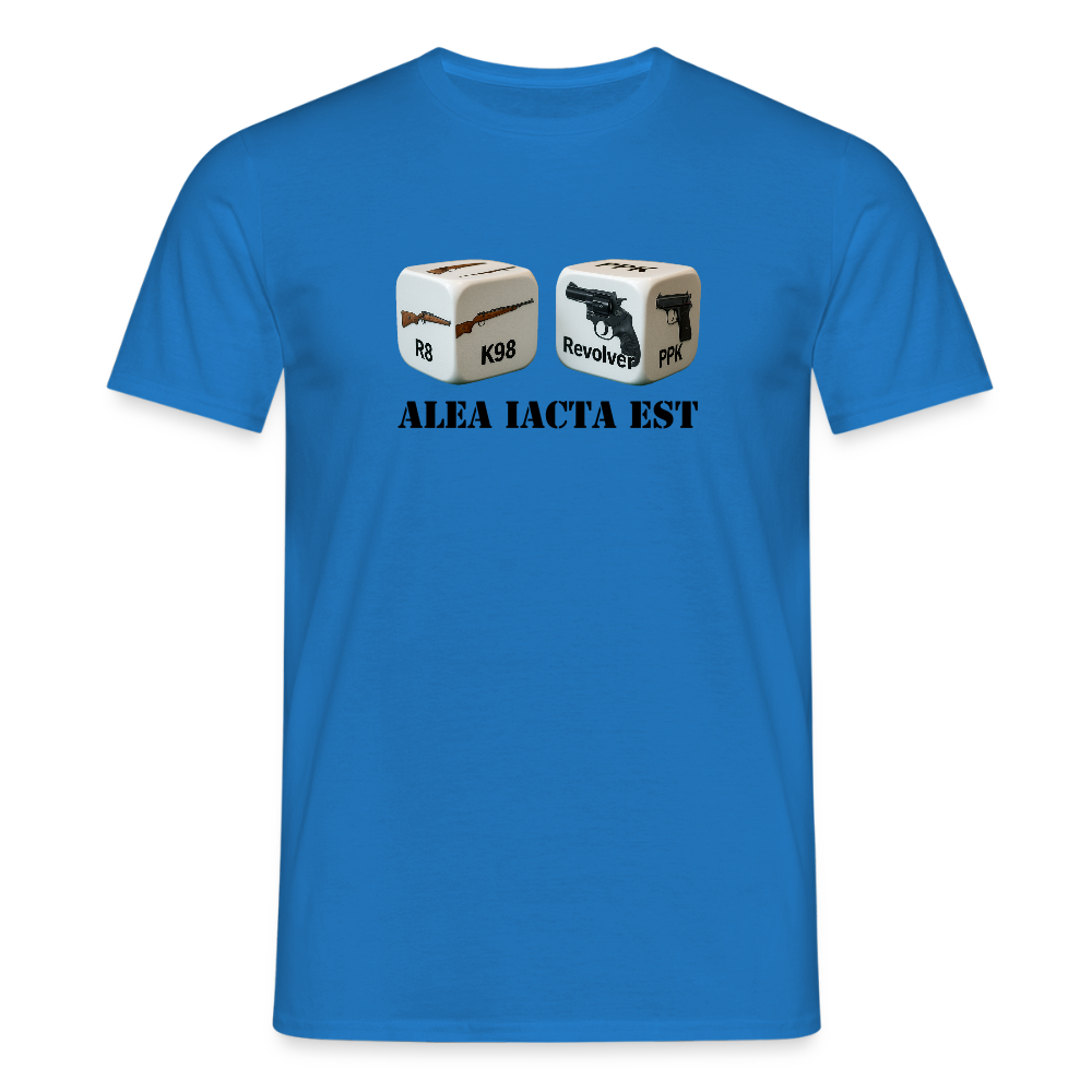 Fun Shirt - Alea iacta est - Royalblau
