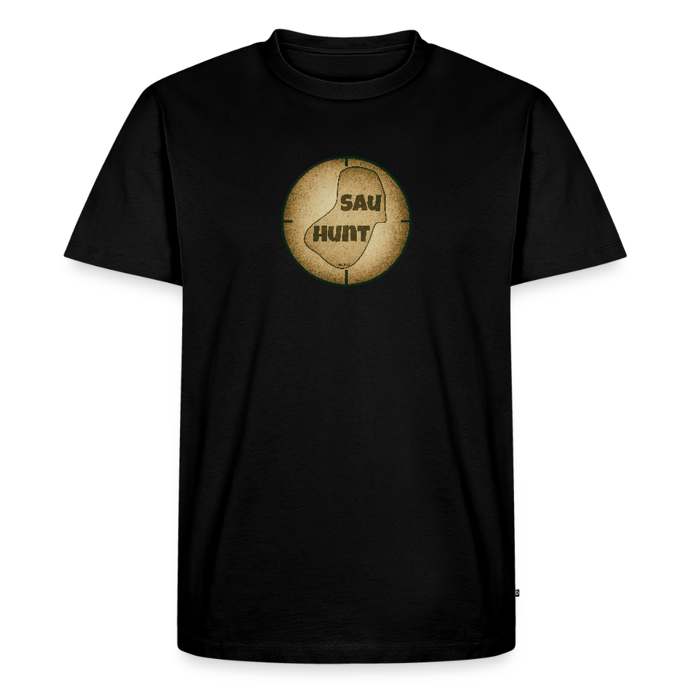 Promo Shirt - SauHunt - Schwarz
