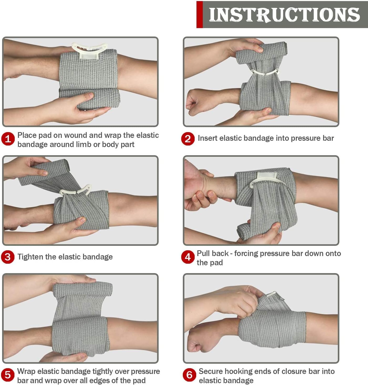 Pressure bandage (Israeli bandage) - the be-all and end-all for serious hunting injuries