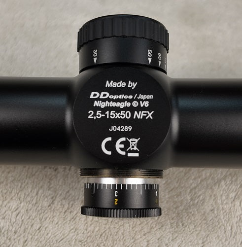 KAUM gebraucht DDOptics - V6 2,5-15x50 NFX Gen3 mit iFiber