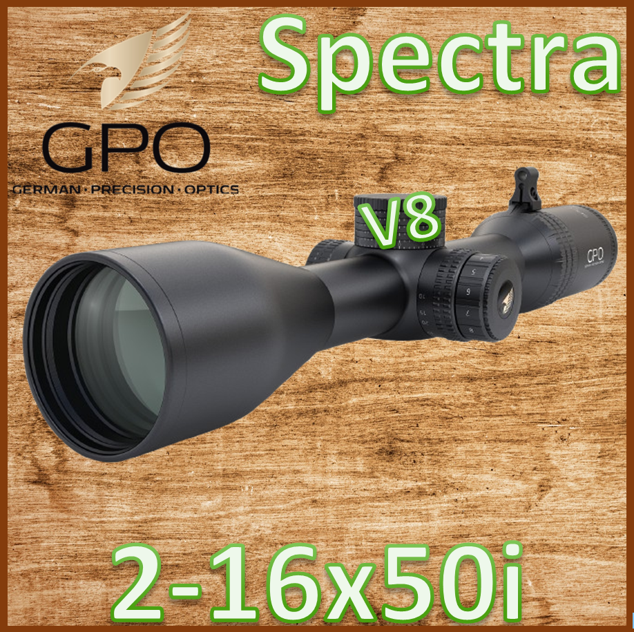 GPO - SPECTRA 8x 2-16x50i G4i Fiber + Ballistik Turm (GBT