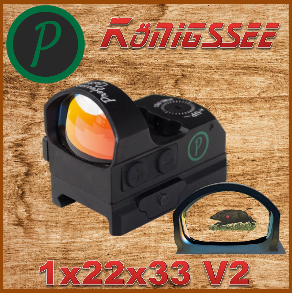 KAUM gebraucht Prof.Op. Königssee 1x22x33 V2, 3 MOA Reddot