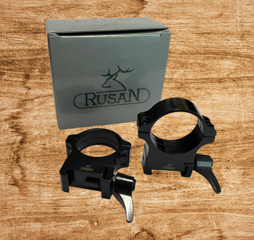 RUSAN - Ring assembly with quick release ⌀30mm in different heights (2 pieces)