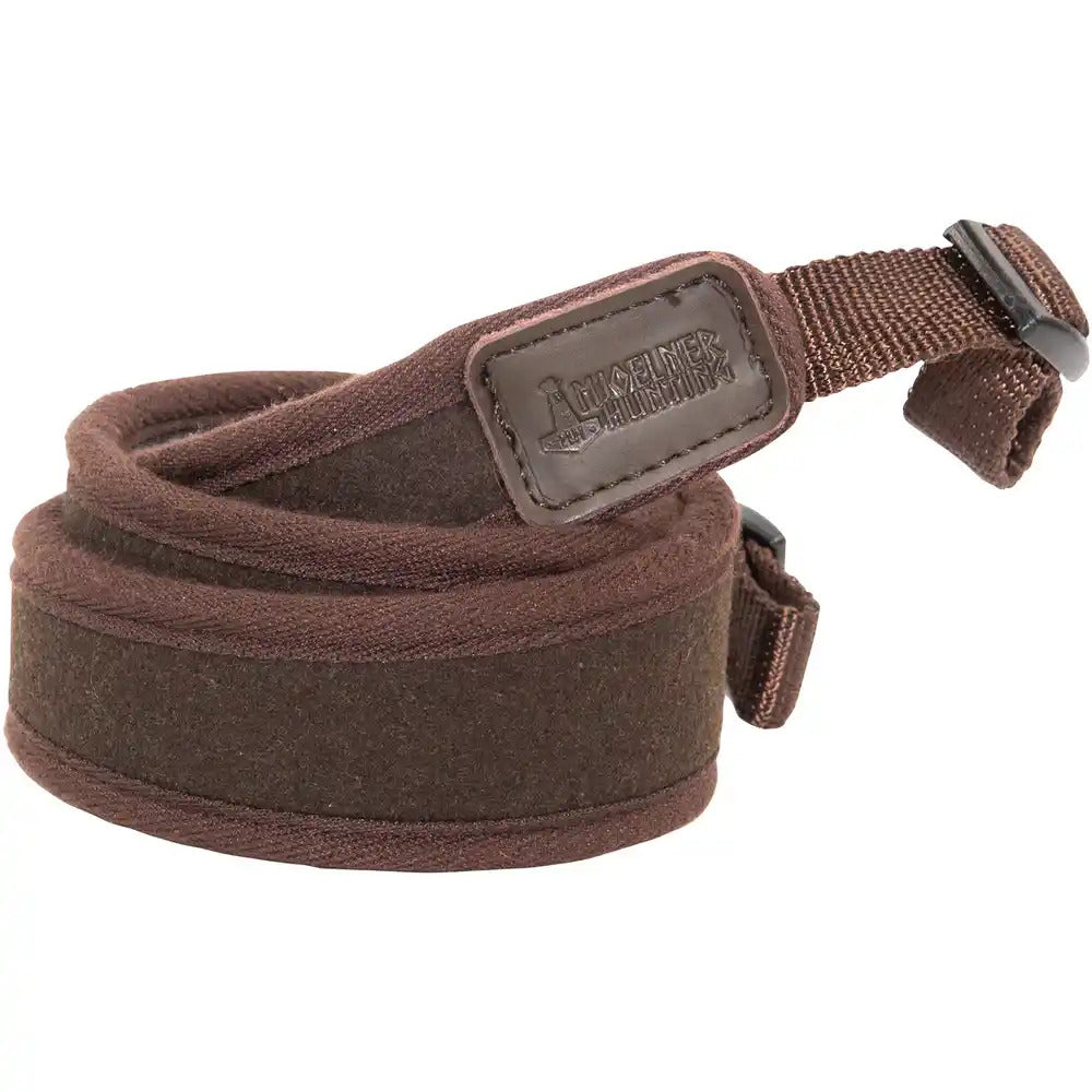 Mjoelner Hunting - rifle sling - brown made of loden & neoprene